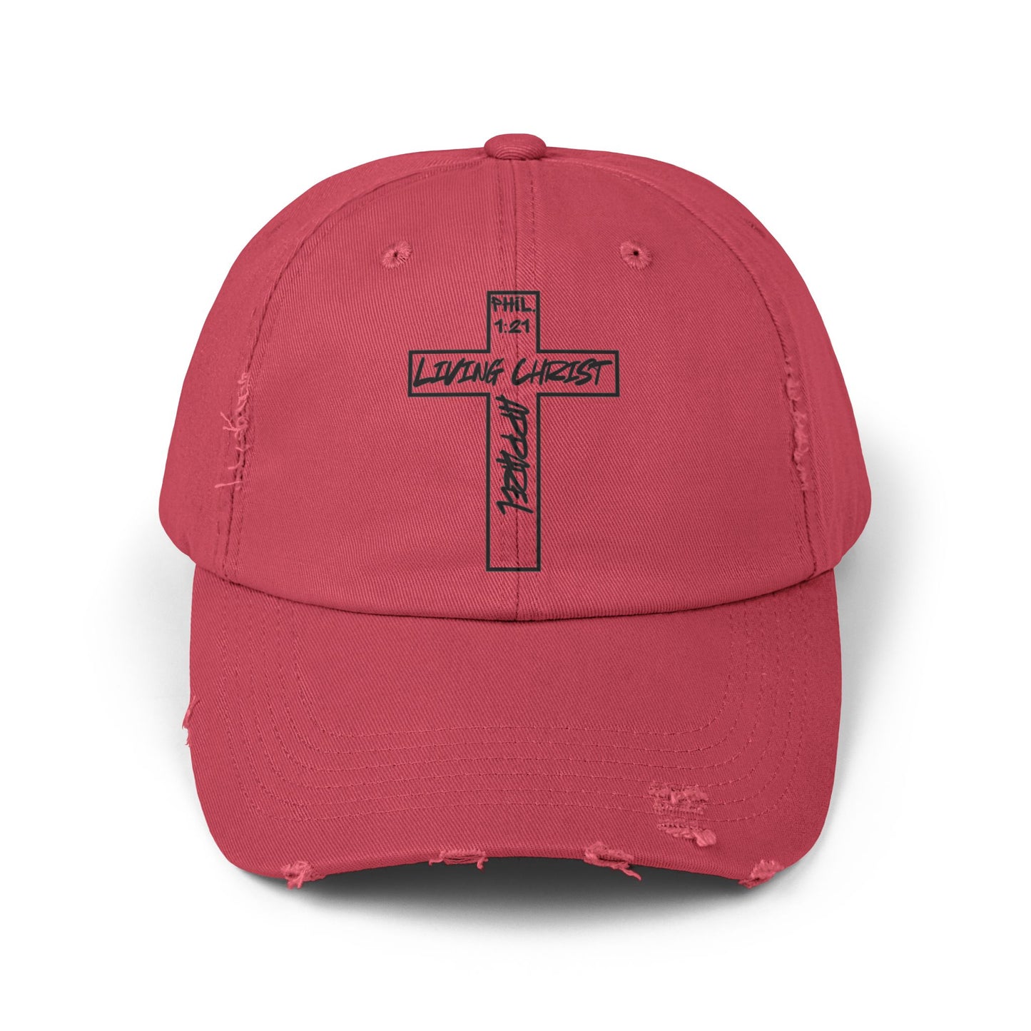 Living Christ Apparel Unisex Distressed Cap