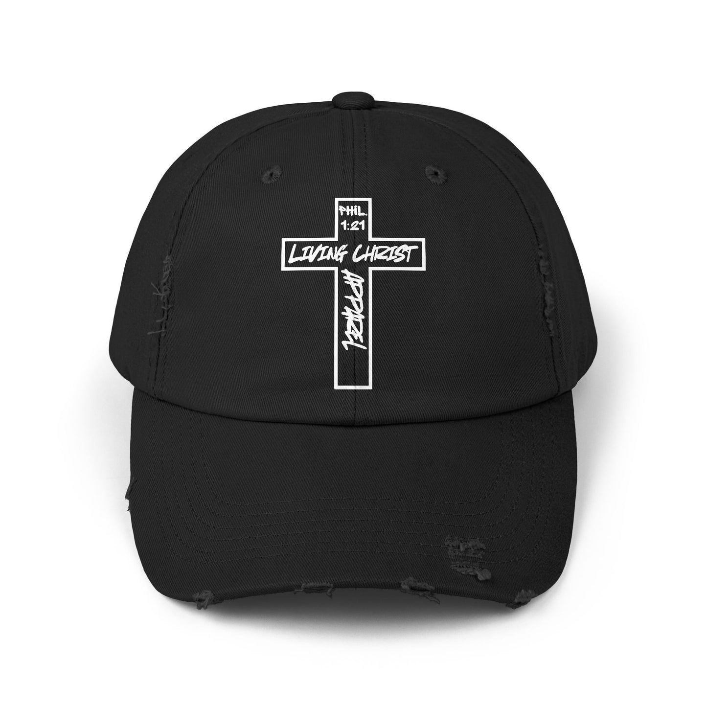 Living Christ Apparel Unisex Distressed Cap