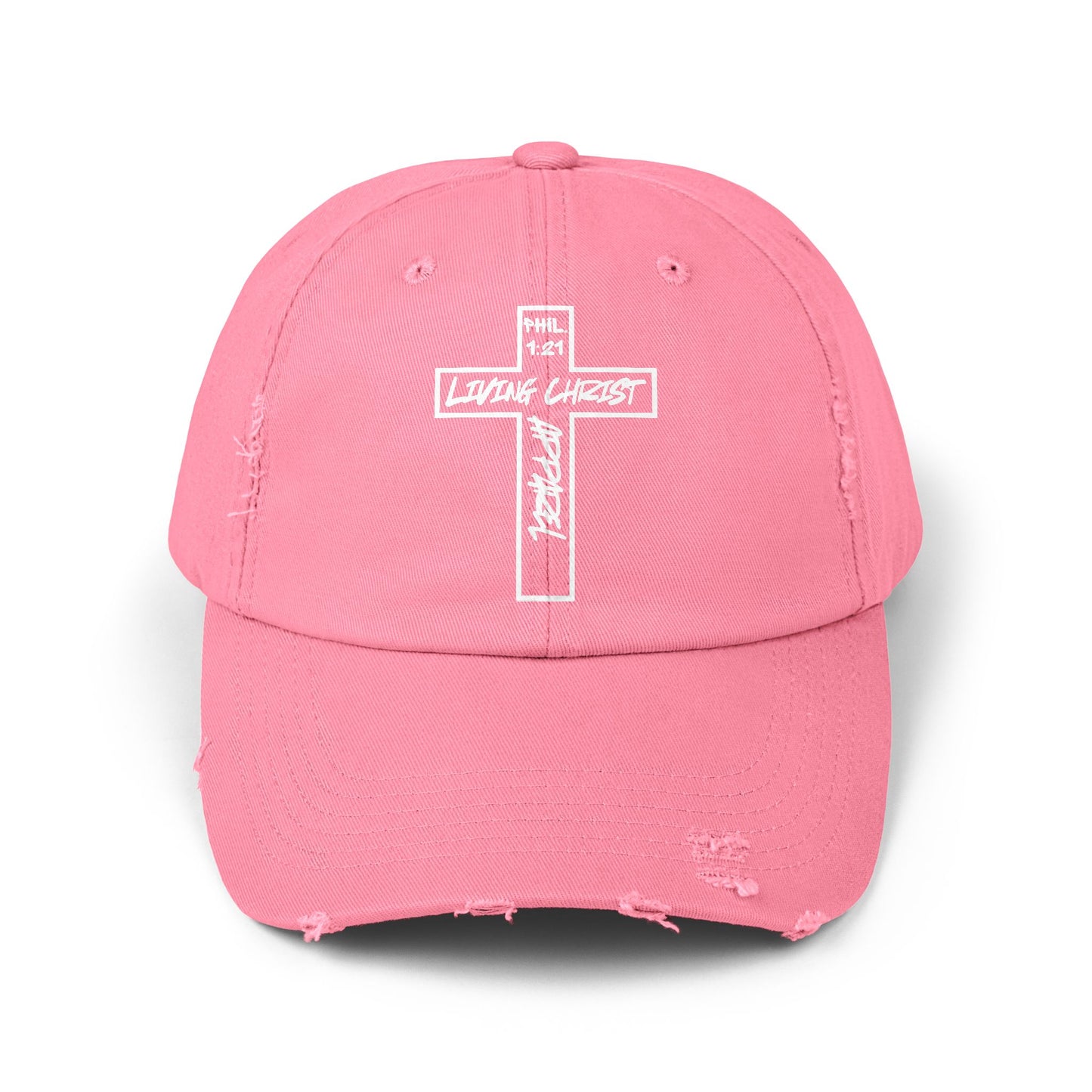 Living Christ Apparel Unisex Distressed Cap