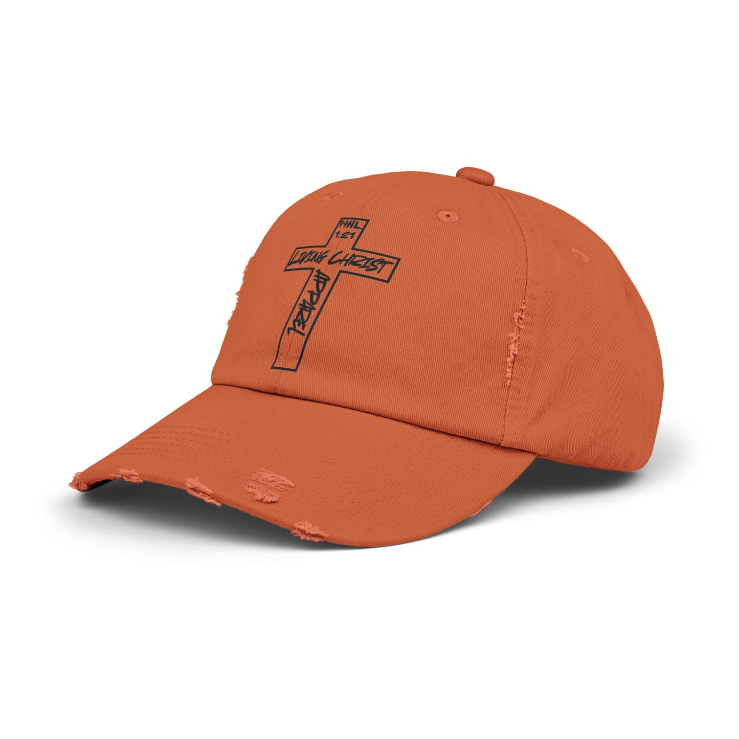 Living Christ Apparel Unisex Distressed Cap