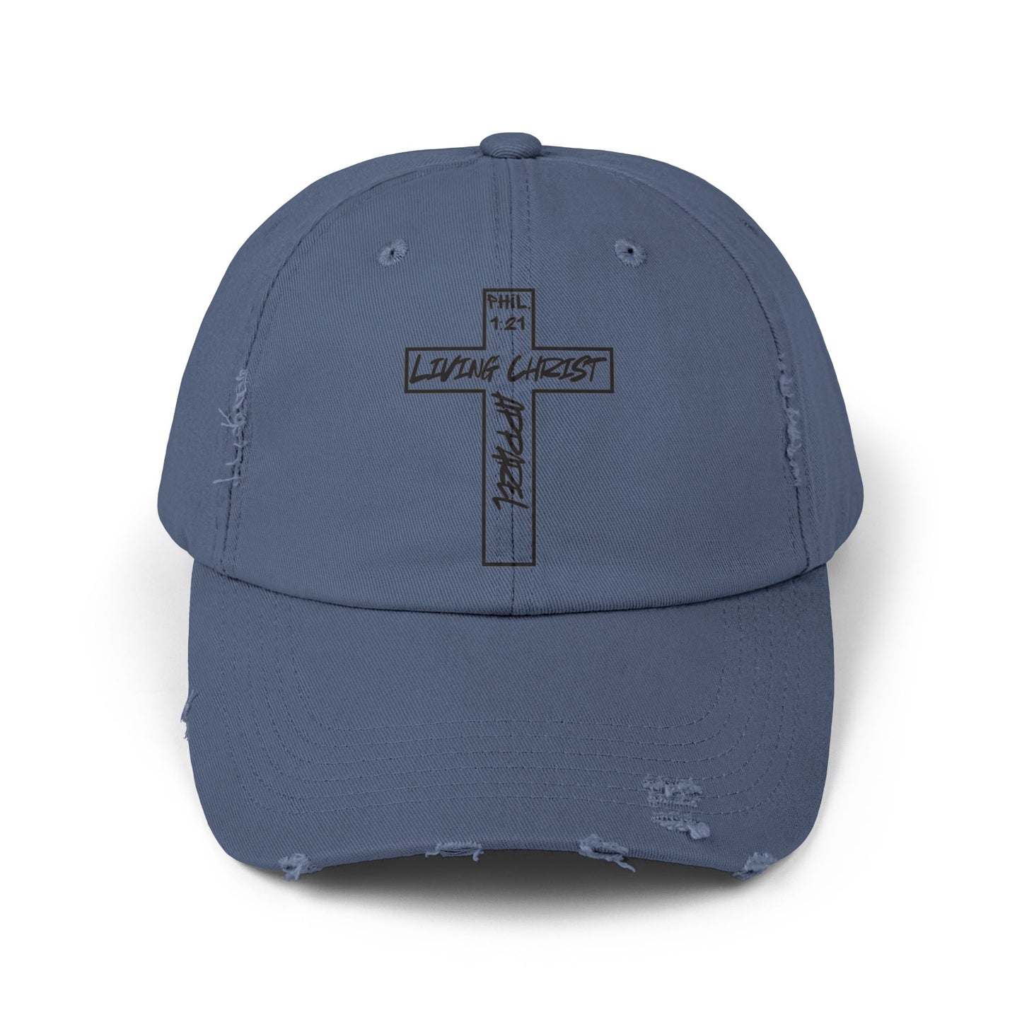 Living Christ Apparel Unisex Distressed Cap