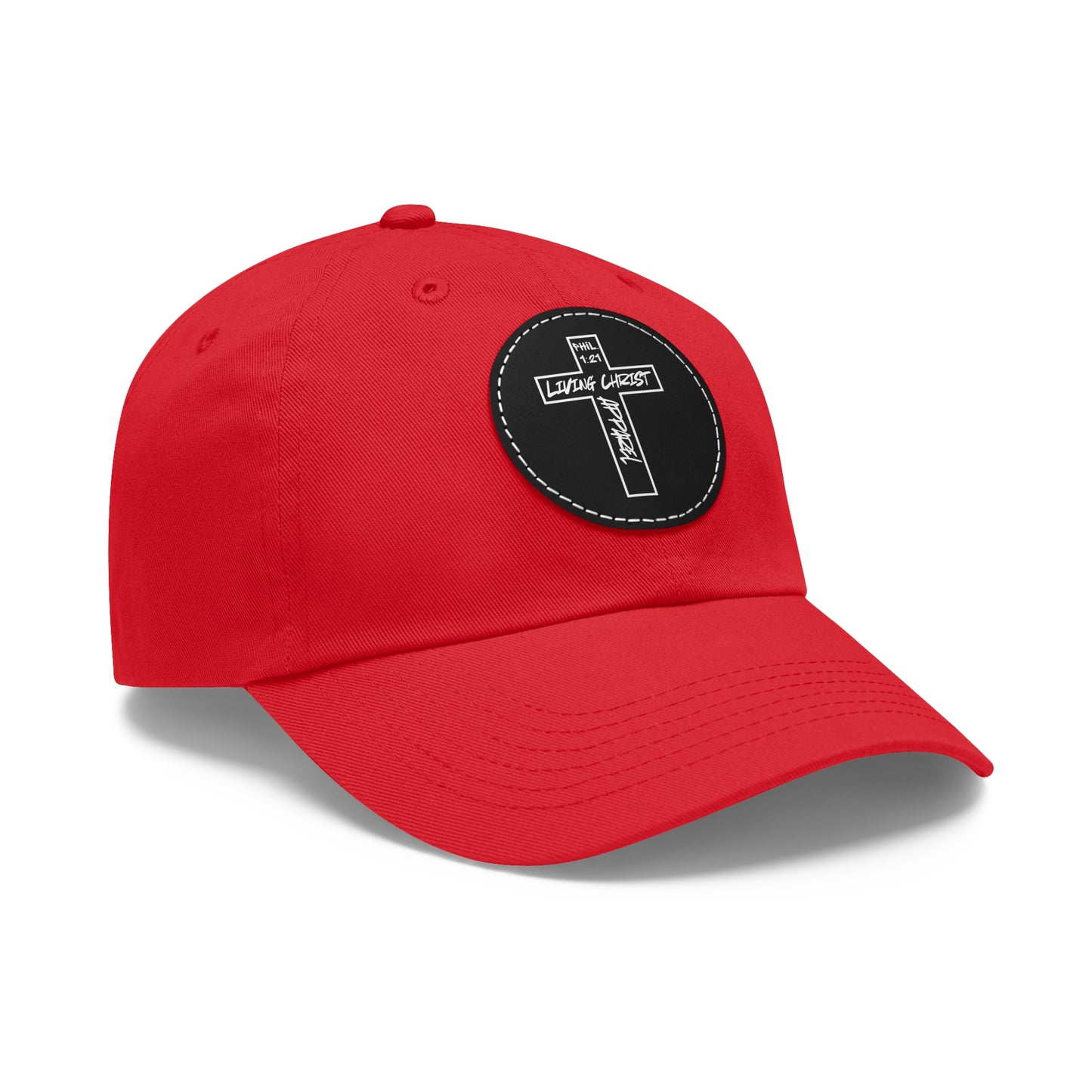 Living Christ Apparel Hat with Leather Patch